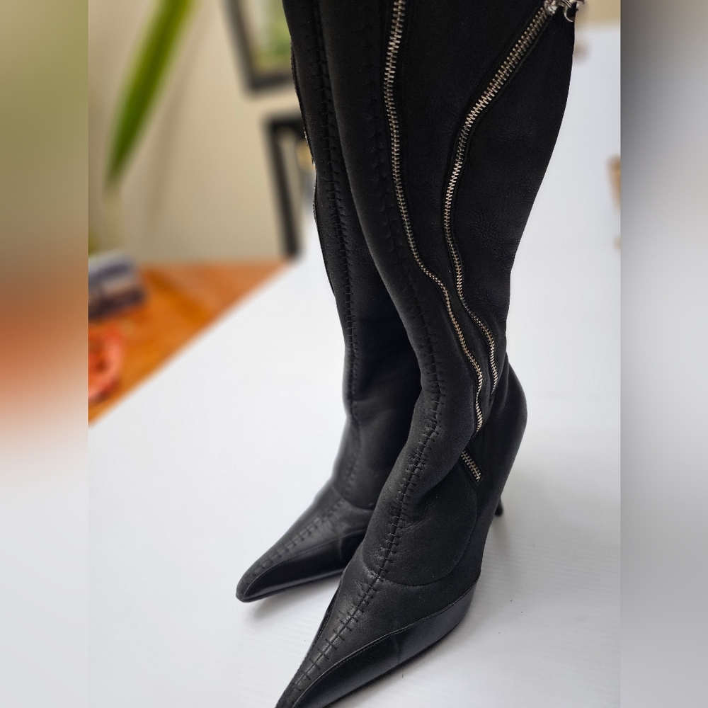 Giuseppe Zinotti Shearling Boots - Picture 12 of 15